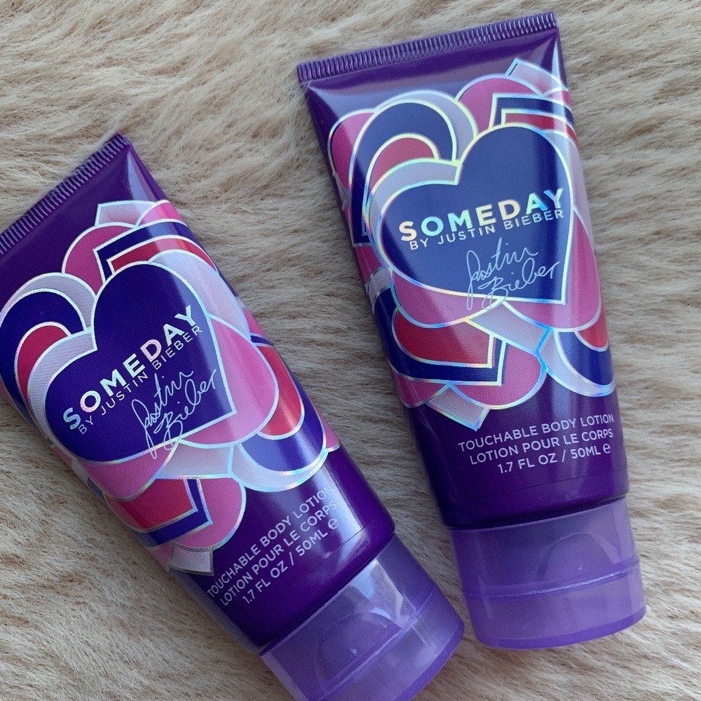 Justin Bieber body lotion bundle of 2